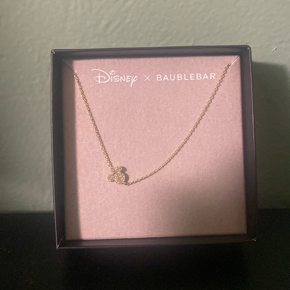 Disney BaubleBar Mickey Mouse necklace